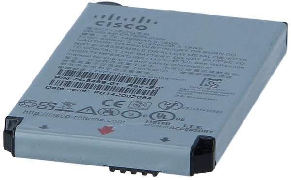 Cisco - CP-BATT-7925G-STD= - Cisco 7925G Battery, Standard