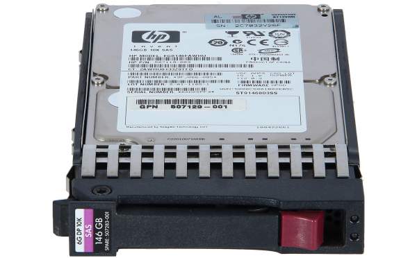 HPE - 507119-003 - 146Gb 10k-rpm 2.5in DP SAS**Refurbished** - Festplatte - Serial Attached SCSI
