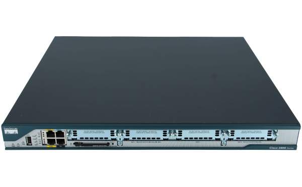 Cisco - CISCO2801-ADSL/K9 - 2801 - Fast Ethernet - Nero - Blu - Acciaio inossidabile