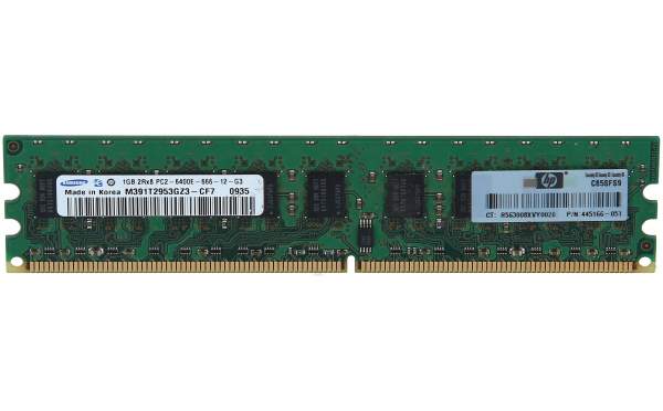 HP - 450259-B21 - HP 1 GB PC2-6400 ECC DDR2-800 SDRAM DIMM