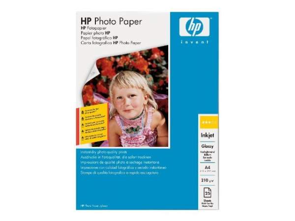 HP - A4 HOCHGLÄNZEND 175g 25 BLATT - Foto-Papier 210 g/m² new and refurbished buy online low prices
