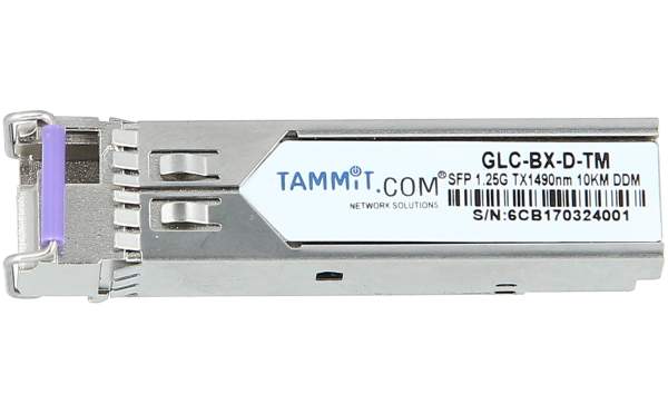Tonitrus - GLC-BX-D-C - SFP (mini-GBIC) transceiver module - GigE - 1000Base-BX-D - up to 10 km - 1490 (TX) / 1310 (RX) nm - Cisco compatible