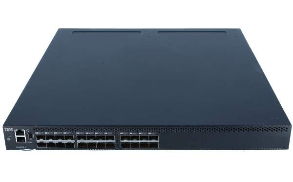 IBM - 2498-X24 - System Networking SAN24B-5 - Switch - Managed - 12 x 16Gb Fibre Channel SFP+ - back to front airflow - plug-in module