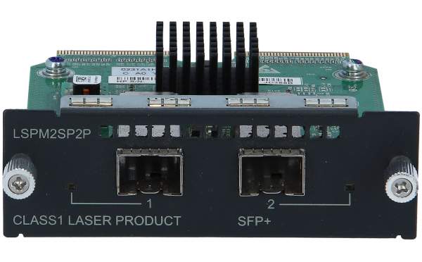 HP - JD368B - FlexNetwork 5500/5120 2-port 10GbE SFP+ Module - 10 Gigabit Ethernet - 10000 Mbit/s - SFP+ - 10GBASE-LR,10GBASE-SR - FlexNetwork 5500/