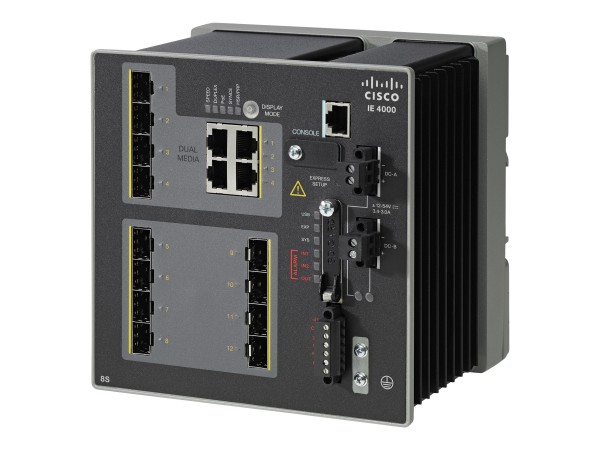 Cisco - IE-4000-8S4G-E - Industrial Ethernet 4000 Series - Switch - verwaltet