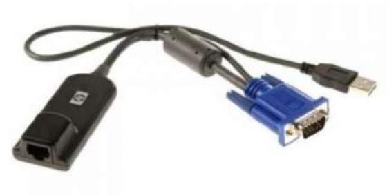 HPE - 580648-001 - USB - VGA/RJ-45 - USB - VGA - RJ-45 - Nero