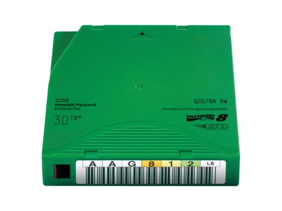 HP - Q2078A - RW Data Cartridge - LTO Ultrium 8 - 12 TB / 30 TB