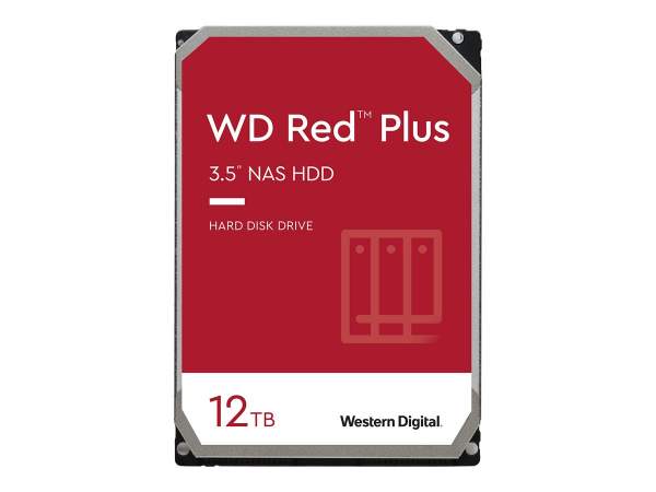 WD - WD120EFBX - 12TB RED PLUS 256MB CMR 3.5IN SATA 6GB/S