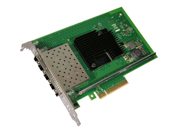 Intel - X710DA4FHBLK - X710DA4FHBLK - Interno - Cablato - PCI Express - Fibra - 10000 Mbit/s - Nero - Verde - Acciaio inossidabile