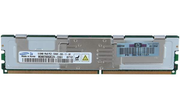 HPE - 416470-001 - 416470-001 - 0,5 GB - 1 x 0.5 GB - DDR2 - 667 MHz - 240-pin DIMM