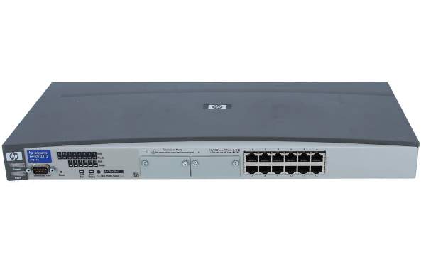 HPE - J4817A - ProCurve Switch 2312 - Interruttore - Filo di rame 0,1 Gbps - 12-port - Internamente, Modulo rack