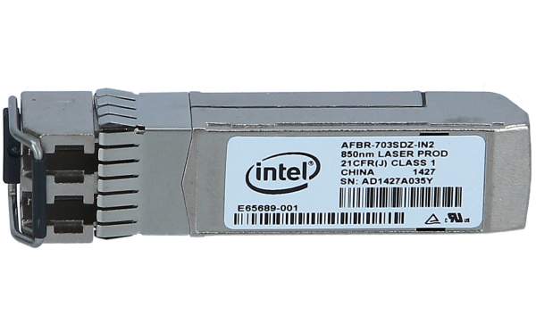 Intel - AFBR-703SDZ-IN2 - SFP+ transceiver module - 10 GigE - 1000Base-SX - 10GBase-SR - 850 nm