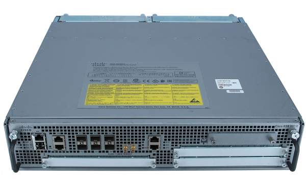 Cisco - ASR1002-X - Cisco ASR1002-X Chassis, 6 built-in GE, Dual P/S, 4GB DRAM