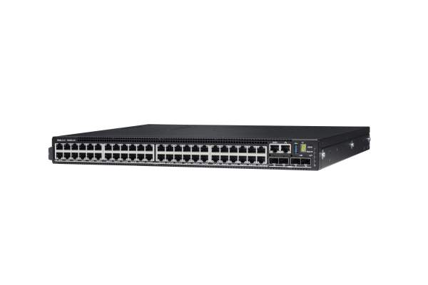 Dell - 210-ASPS - PowerSwitch N3248X-ON - Switch - L3 - Managed - 48 x 10/100/1000/2.5G/5G/10GBase-T + 4 x 25 Gigabit SFP28 + 2 x 100 Gigabit QSFP28 - front to back airflow - rack-mountable