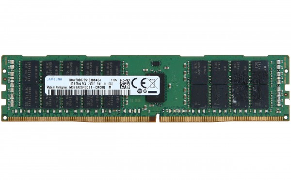 Samsung - M393A2G40DB1-CRC - Samsung DDR4 - 16 GB - DIMM 288-PIN - 2400 MHz / PC4-19200