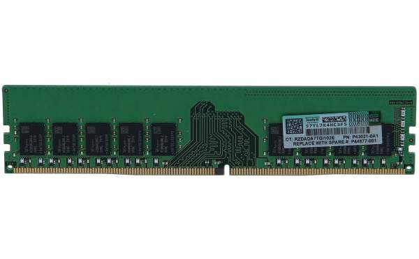 HPE - P43019-B21 - Standard Memory - DDR4 - module - 16 GB - DIMM 288-pin - 3200 MHz / PC4-25600 - C