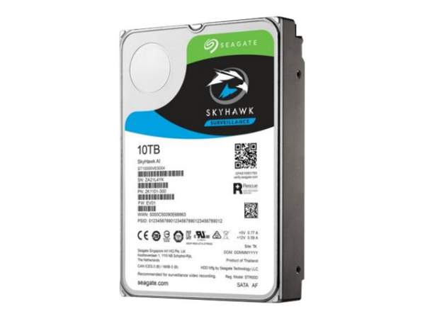 Seagate Technology - ST10000VE0008 - Hard drive - 10 TB - internal - 3.5" - SATA 6Gb/s - buffer: 256 MB - with 2 years Seagate Rescue Data Recovery