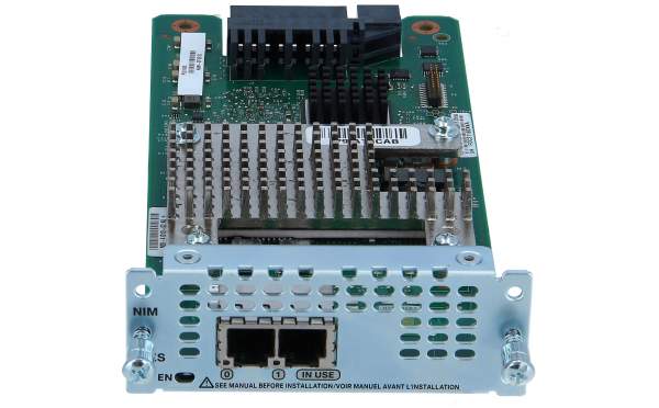 Cisco - NIM-2FXS= - Fourth-Generation Network Interface Module - Sprach- / Faxmodul