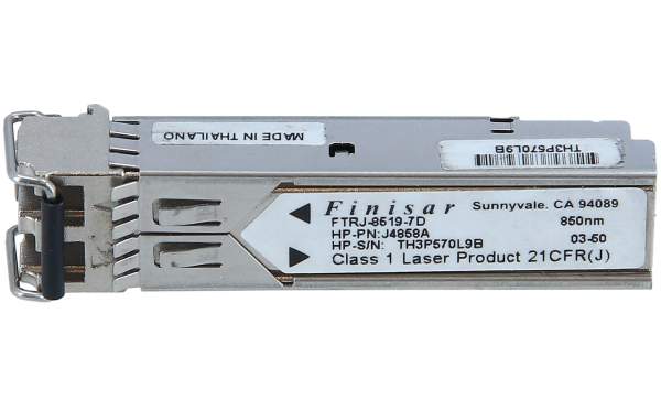 HPE - J4858A - SFP (mini-GBIC) transceiver module - GigE - 1000Base-SX - LC multi-mode - up to 550 m - 850 nm