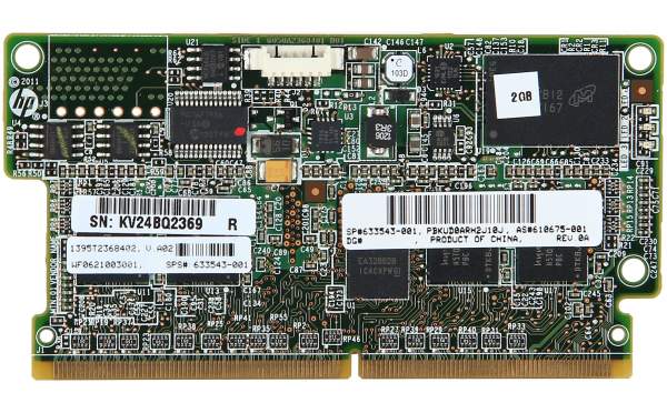 HPE - 633543-001 - HP 2GB P-series Smart Array Flash Backed Write Cache