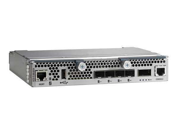 Cisco Systems - UCS-FI-M-6324 - Switch - Managed - 4 x 1 Gigabit / 10 Gigabit / 8 Gb Fiber Channel / FCoE SFP+ + 1 x 40Gb Ethernet / FCoE QSFP+ (breakout compatible) - plug-in module