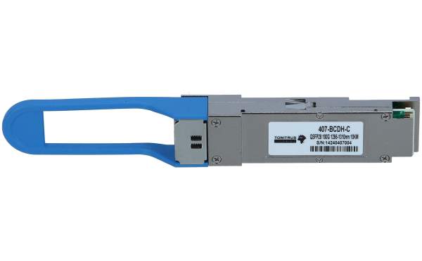 Tonitrus - 407-BCDH-C - QSFP28 transceiver module - 100 Gigabit Ethernet - 100GBase-LR4 - up to 10 km - 1309 nm - Dell compatible