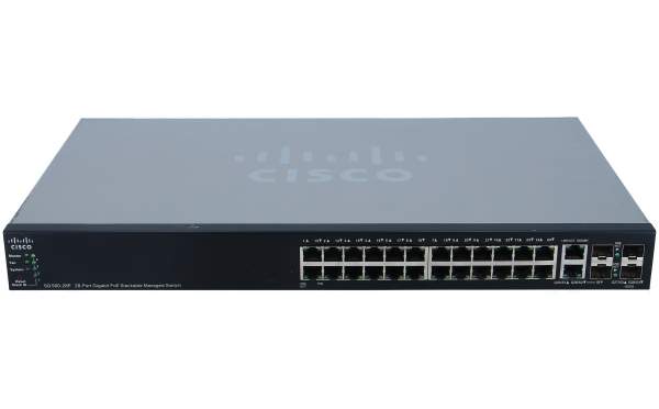 Cisco - SG500-28-K9 - Small Business SG500-28 - Gestito - L2/L3 - Gigabit Ethernet (10/100/1000) - Montaggio rack