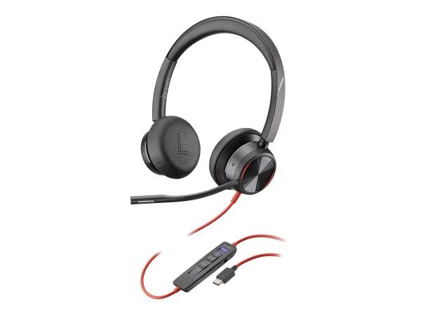 Poly - 214409-01 - Blackwire 8225-M - Headset - on-ear - wired - active noise - cancelling - USB-C