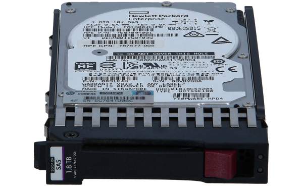 HPE - 787649-001 - Enterprise - Festplatte - 1.8 TB - 2.5" SFF - Disco rigido - Serial Attached SCSI (SAS)