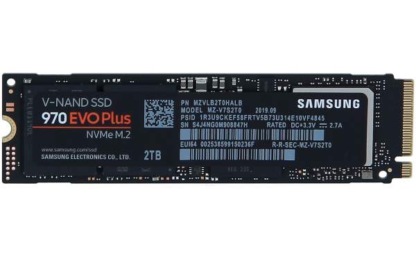 Samsung - MZ-V7S2T0BW - SSD 970 EVO Plus NVMe M.2 2TB PCIe