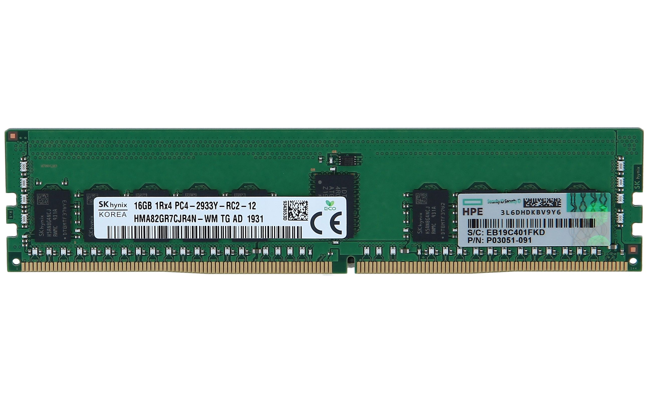HPE - P00920-B21 - HPE SmartMemory - DDR4 - 16 GB - DIMM 288-PIN