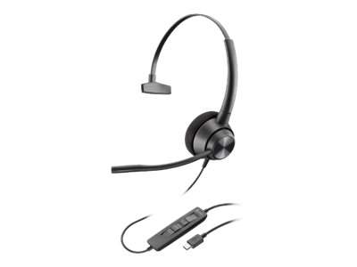 Poly - 214569-01 - EncorePro 310 - USB-C - 300 Series - headset - on-ear - wired