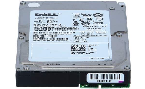Dell - 0J084N - 146GB SAS 15000rpm - 2.5" - 146 GB - 15000 Giri/min