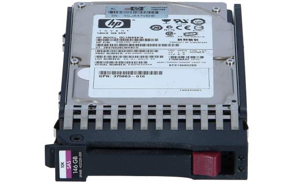 HPE - 431954-003 - 146Gb SAS 10K 2.5" SFF SP**Refurbished** - Festplatte - Serial Attached SCSI