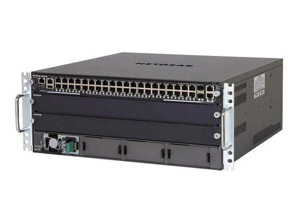Netgear - XCM8903SK-10000S - M6100-44G3-POE+ - Starter Kit - Switch - L4 - managed - 40 x 10/100/1000 + 2 x 10Gb Ethernet + 2 x 10 Gigabit SFP+