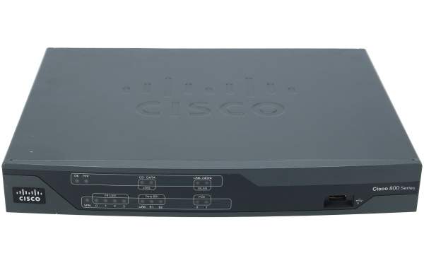 Cisco - CISCO887-K9 - Cisco 887 ADSL2/2+ Annex A Router