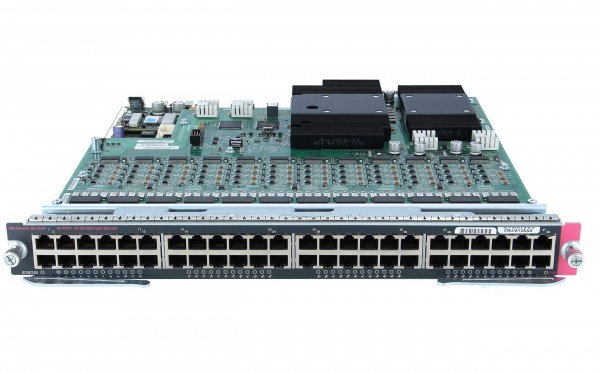 Cisco - WS-X6148A-GE-45AF= - Cat6500 48-Port PoE 802.3af & ePoE 10/100/1000 w/Jumbo Frame
