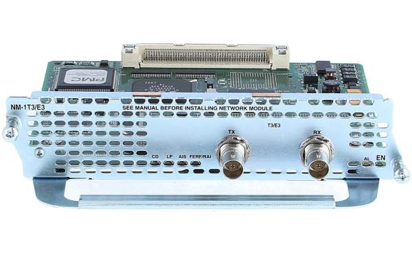 Cisco - NM-1T3/E3 - 1 Port T3/E3 NM - Cablato - CardBus - 44,736 Mbit/s - Argento