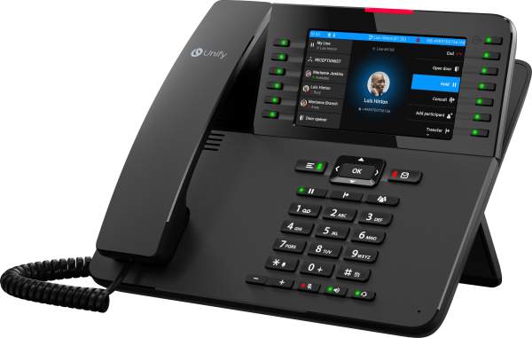 Unify - L30250-F600-C583 - OpenScape Desk Phone CP710 - VoIP phone - SIP - HFA - multi-line operation - black