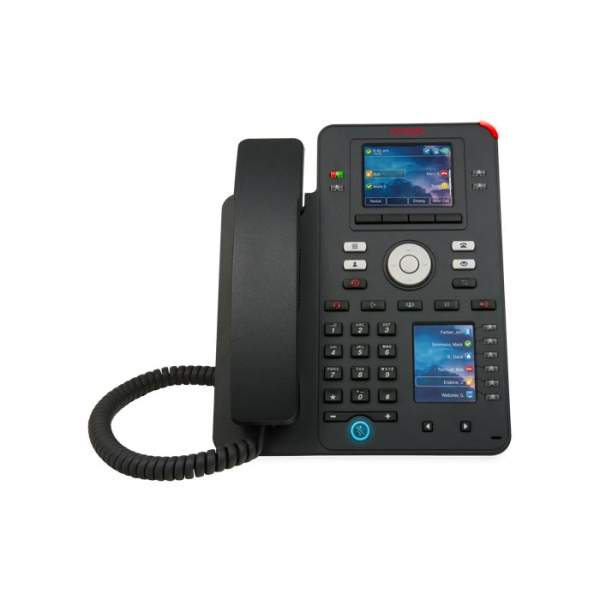 Avaya - 700512394 - J159 - IP Phone - Nero - Cornetta cablata - Scrivania/Parete - LED - 8,89 cm (3.5")