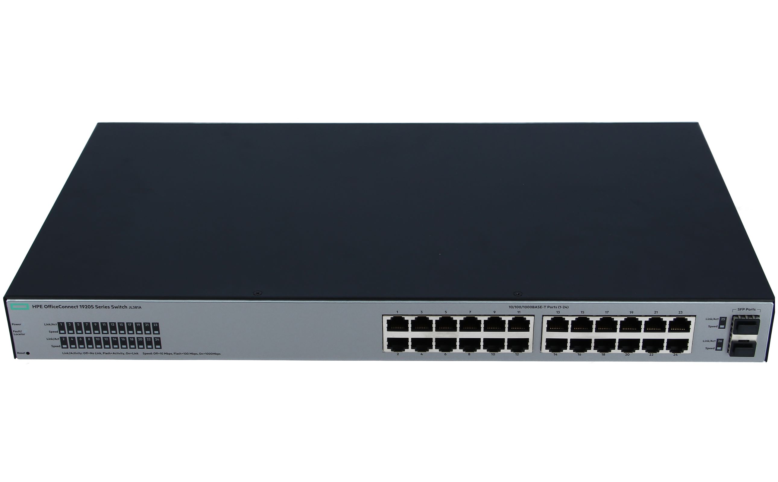 HP - JL381A#ABB - OfficeConnect 1920S 24G 2SFP - Switch  Mbps -  24-Port - Rack-Modul new and refurbished buy online low prices
