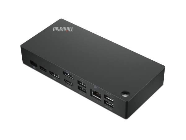 Lenovo - 40AY0090UK - Lenovo ThinkPad Universal USB-C Dock - 65 W