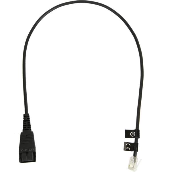 Jabra - 8800-00-01 - Headset cable - RJ-10 male to Quick Disconnect male