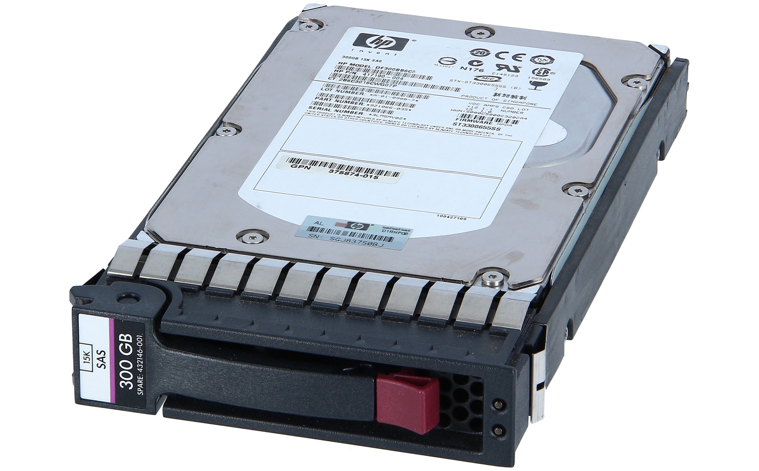 431944-B21 Compatible HP 300-GB 3G 15K 3.5 SP SAS HDD 