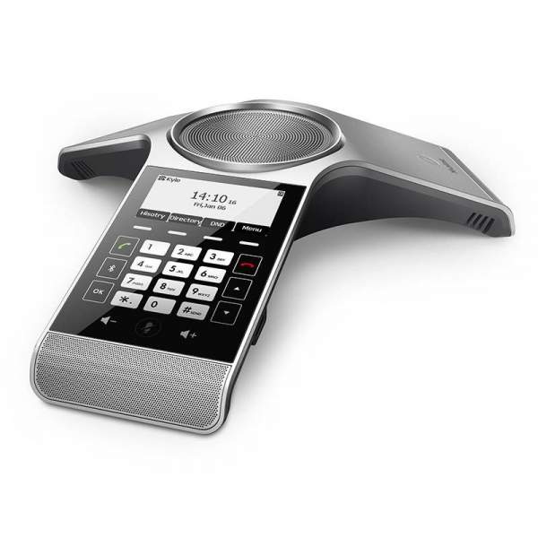 Yealink - CP930W - Conference VoIP phone - with Bluetooth interface - IP-DECT - 5-way call capability - SIP - SIP v2 - SRTP - Space Silver