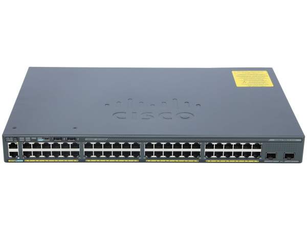Cisco - WS-C2960X-48TD-L - WS-C2960X-48TD-L Catalyst 2960-x 48 GigE 2 x 10G SFP+ - Interruttore - 1 Gbps
