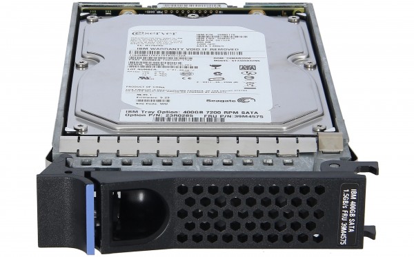 IBM - 39M4575 - FC 4603 - 400 GB 7200 RPM SATA Disk Drive ModuleFRU 39M4575 OPT 39M4570 PN 39M45