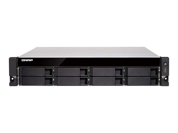QNAP - TS-877XU-RP-3600-8G - TS-877XU-RP - NAS server - 8 bays - rack-mountable - SATA 6Gb/s - RAID 0 1 5 6 10 50 - JBOD - RAM 8 GB - Gigabit Ethernet / 10 Gigabit Ethernet - iSCSI support - 2U