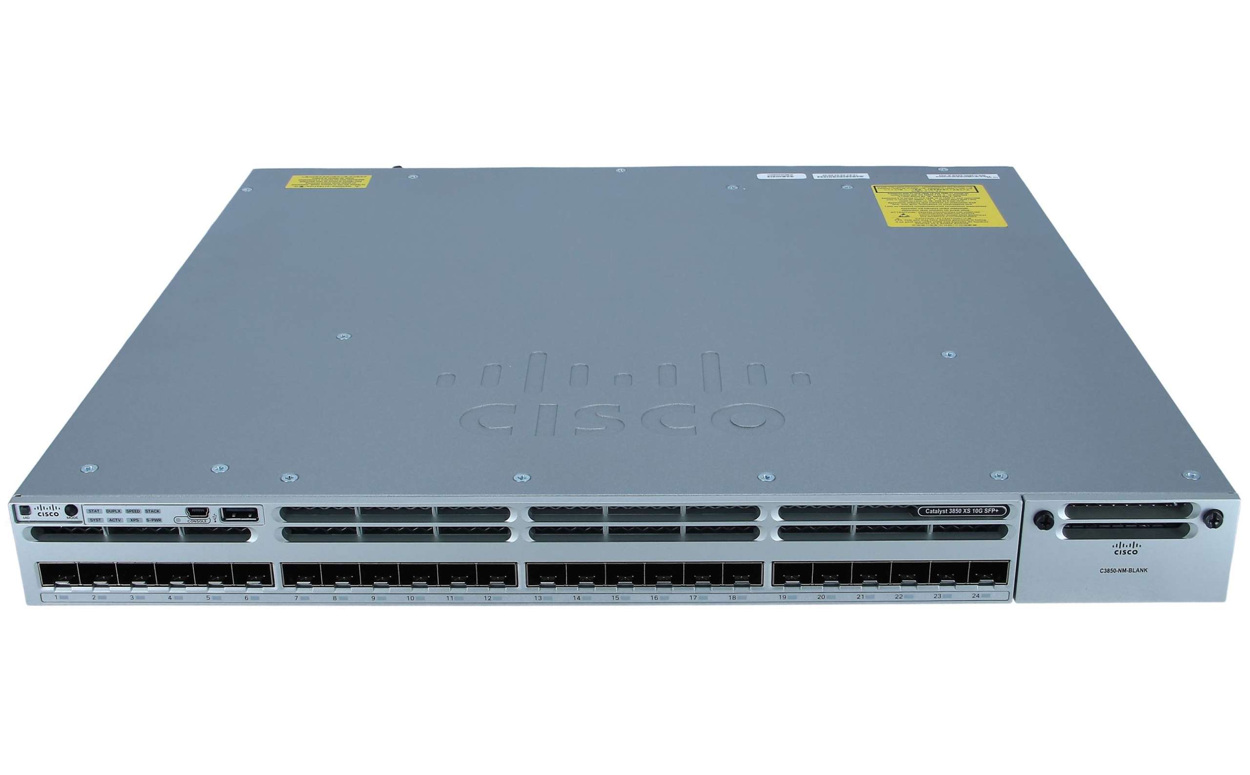 Cisco One Catalyst 3850 12-Port Fiber Switch 10G SFP+ Ports  (C1-WS3850-12XS-S)