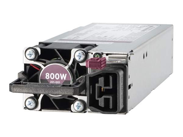 HPE - P39385-001 - Power supply - hot-plug / redundant (plug-in module) - Flex Slot - 80 PLUS Platinum - AC 100-240 V - 800 Watt - 908 VA